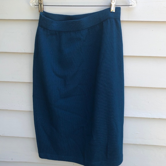 ST JOHN Collection Blue Suit Marie Gray 8 - Picture 5 of 8